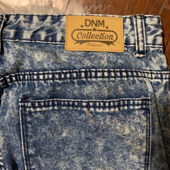 DNM Collection Mens Bleached Slim Fit Jeans Sz 32 - Picture 6 of 10